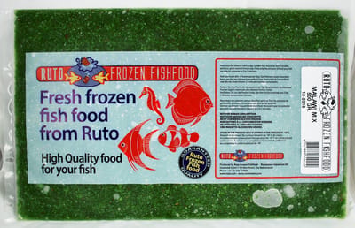 Ruto Malawi mix diepvriesvoer flatpack 500 gram | mix voor Malawi cichliden Diepvries