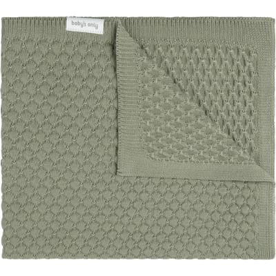 Baby's Only Gebreide ledikantdeken - Baby deken Sky-Chunky - Dekentje voor jongens en meisjes - 0.7 TOG - 100x135 cm - Urban Green