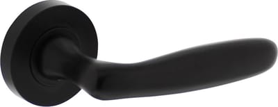 Intersteel Deurkruk Bjorn op rozet ø52x10 mm mat zwart