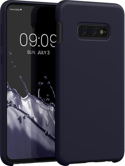 kwmobile telefoonhoesje geschikt voor Samsung Galaxy S10e - Hoesje met siliconen coating - Smartphone case in deep ocean