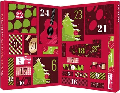 Adventskalender Muziek - Muziekaccessoires Kalender - Muzikale Verrassingen - 24 Dagen Verrassingen - 28x22x8 cm