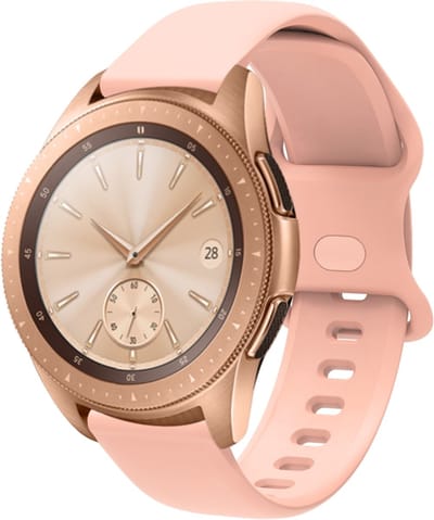 Siliconen bandje - geschikt voor Garmin Vivoactive 4 / Venu 2 / Venu 3 / Forerunner 255 / 265 - roze