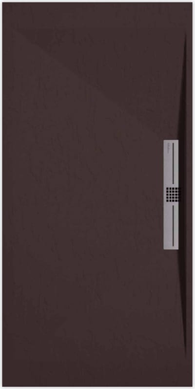 Sanifun douchebak Stone Side Chocolate Slate 1200 x 900 S