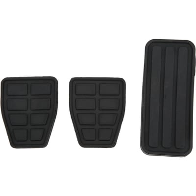 3 stuks Koppeling Rem Gaspedaal Cover Kit Rubber Zwart Flexibel Slijtvast Vervanging voor T4 Transporter 1990-2003 black