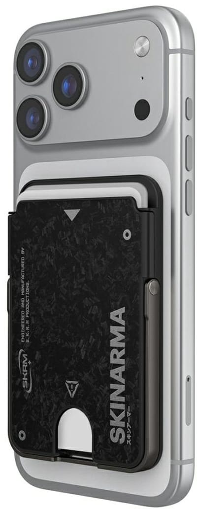 Skinarma Vektor Magnetische Smart Wallet Voor Telefoons Met Standaard Onyx-Versie