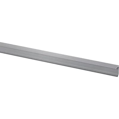 Storemax Schuifdeurgeleider Basic H-20/h-40 - Metaal - Mat Aluminium - 180 Cm - 40 Kg