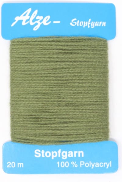 Alze stopgaren groen - col. 808 - 100& polyacryl - 20 m garen om te stoppen
