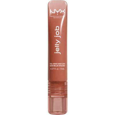 NYX Professional Make Up Jelly Job Lipgloss - Intense glanzende finish - Jelly-zacht volume - Toast N Jelly