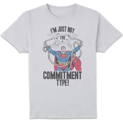 DC Originals Superman Commitment Type T-shirt - Wit - 3XL