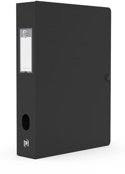 Oxford verzamelbox/opbergbox Memphis, vulhoogte: 60 mm, DIN A4, zwart
