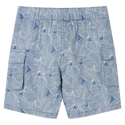 vidaXL Kindershorts met trekkoord 104 donkerblauw
