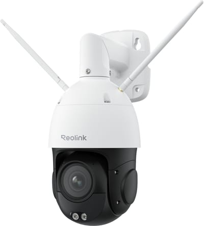 Reolink RLC-823S1W 4K 8MP Dual-Band Wi-Fi 6 PTZ Beveiligingscamera met 5X Optische Zoom, Supersnel 360° Pannen en 90° Kantelen, Auto-tracking, Slimme Detectie, Kleuren-/infrarood Nachtzicht, Tweewegaudio