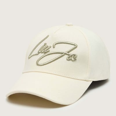 Liu Jo Canvas - Hat Petten Dames - Wit - Maat ONESIZE