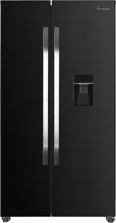 Fram FSBS-HM440NFBKWDE++ Amerikaanse Koelkast – Side-by-Side – 439L – Waterdispenser – No Frost – LED Touch Display – Zwart