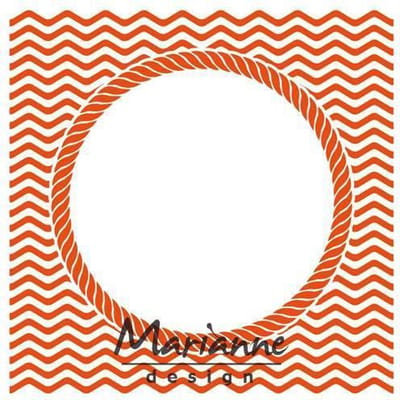 Marianne D Embossing folder Ocean view DF3436 14,5x19 cm