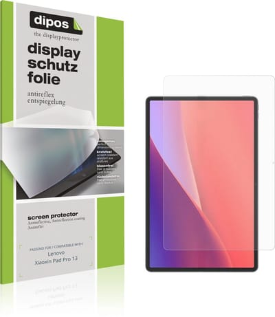dipos – 2x Matte Beschermfolie geschikt voor Lenovo Xiaoxin Pad Pro 13 | Krasbestendige & antireflecterende Screenprotector Ultra-Thin