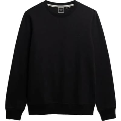 Superdry Vintage Logo Geborduurd Sweatshirt Black Grootte: L
