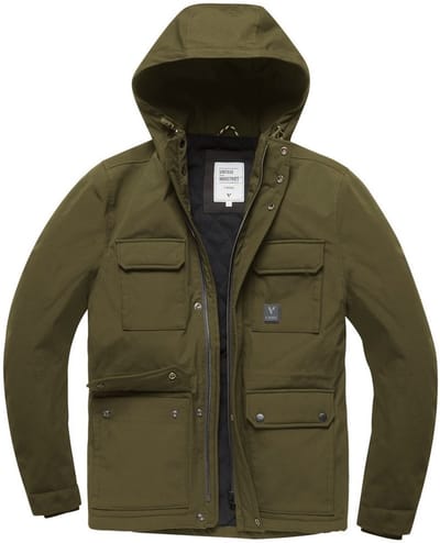 Vintage Industries Funktionsjacke Winston Parka Taupe-L