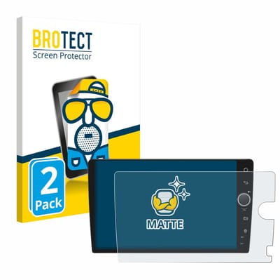BROTECT - Screenprotector voor Joying Car Radio 9" rechtsgestuurde - Folie Beschermfolie matte 2 Stuks