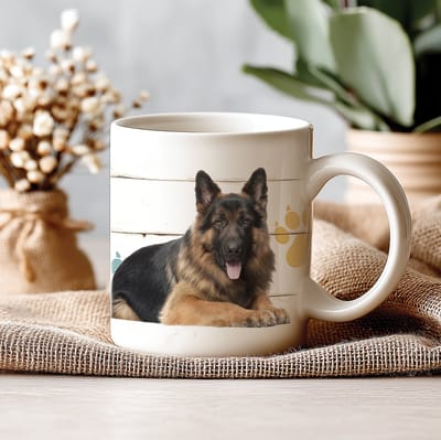 Mok - 330 ML - Hond - Oudduitse Herder - Koffiemok - Theemok - Thee of Koffie - Koffiebeker - Koffietas Geschenk Cadeau