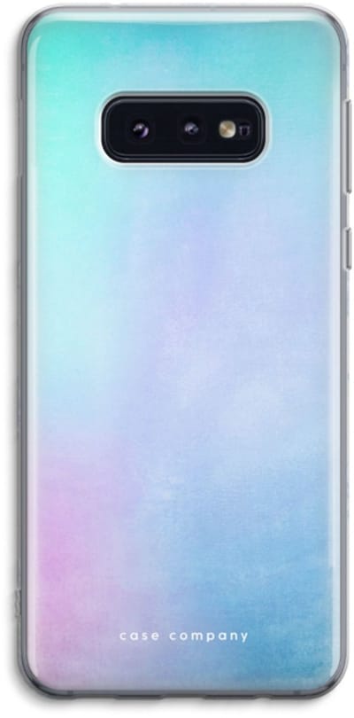 Case Company® - Hoesje geschikt voor Samsung Galaxy S10e hoesje - Mist pastel - Soft Cover Telefoonhoesje - Bescherming aan alle Kanten en Schermrand