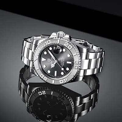 Elegant Automatisch Heren Horloge met NH35 Mechanisch Uurwerk - 40 MM Roestvrij Staal, Waterbestendig tot 100M en Saffierglas