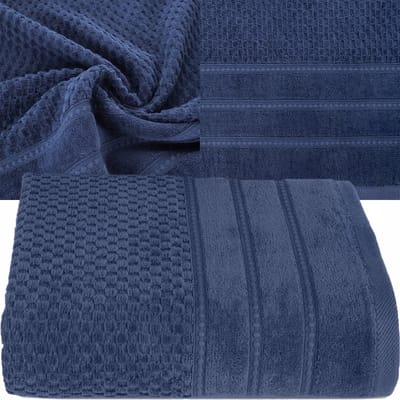 Badhanddoek Katoen 30x50cm 500 GSM - Donkerblauw