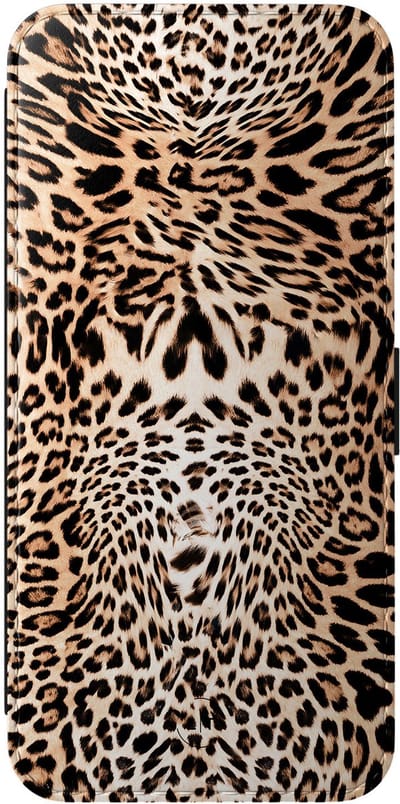 Leuke Telefoonhoesjes - Hoesje geschikt voor Samsung Galaxy A56 bookcase leer - Animal print - Animal print - Wallet Case met pasjeshouder - Print / Illustratie - Bruin