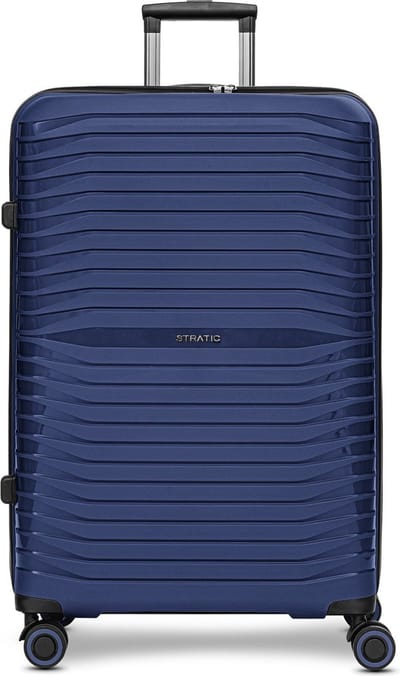 Stratic Shine 4 wielen Trolley 76 cm - Harde bagage - TSA slot - navy blue