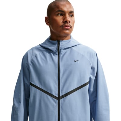 Nike Tech Hoodies Heren - Blauw - Maat L - Poly Woven