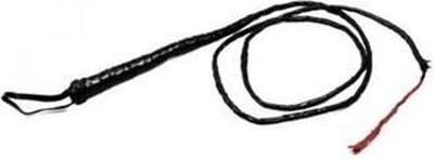 Power Escorts Kinky Fetish Mega Whip BR253 – 225 cm Zweep – Zwart – Extra Lang Model