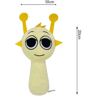 Nieuwe Sprunki Simon Pluche Speelgoed Sprunki Pluche Set Sprunky Lime Raddy Brud Poppen Cartoon Knuffel Poppen Kussen Decor Kerstcadeaus beige