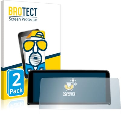 BROTECT - Screenprotector voor BMW 4 F36 Gran Coupé 2013-2017 Professional 8.8" (Trapezium) - Folie Beschermfolie matte 2 Stuks