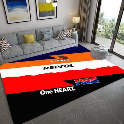 H-Honda tapijt bedrukt mode yogamat antislip tapijt slaapkamerdecoratie buitentapijt slaapkamer verjaardagscadeau 120*160cm