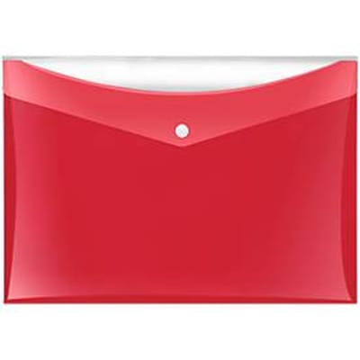 Documenthoes Veloflex VELOCOLOR®, A4, kunststof, voor ca. 100 vellen, 6 stuks, rood