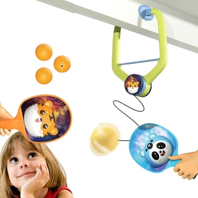 Tafeltennis Trainer - Pong Bal Oefening - Binnen Coördinatie - In hoogte verstelbaar - 27.5 x 8 x 20.4 cm