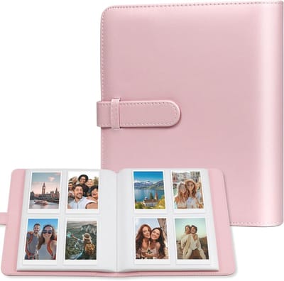 Fotoalbum - Instax Album - Herinneringen Bewaren - Grote Capaciteit - 256 Foto's - Roze