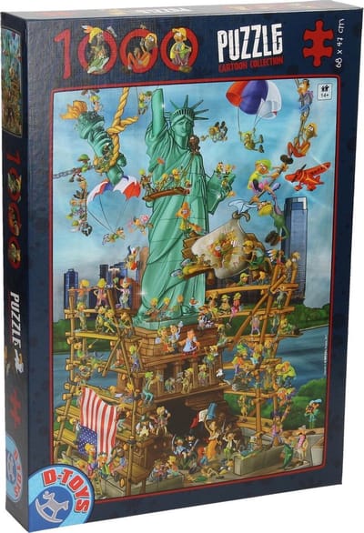 D-Toys puzzel Cartoon Collection New York 1000 stukjes legpuzzel.