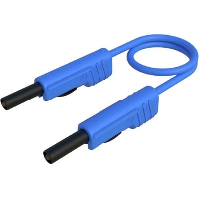 Hirschmann Test & Measurement MLB 100/1 V bl Meetsnoer Banaanstekker 4 mm Banaanstekker 4 mm 1.00 m Blauw 1 stuk(s)