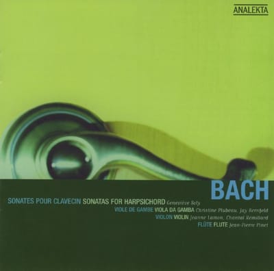 Geneviève Soly, Jay Bernfeld, Jeanne Lamon - J.S. Bach: Sonatas For Harpsichord (CD)