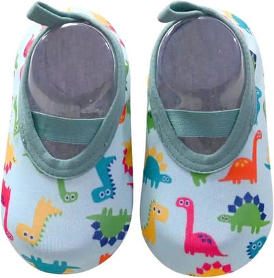 F I K A.® - Anti slip schoentjes - Zwemschoenen - Waterschoenen - Strandschoentjes - kinderen - Maat S (maat 19-20-21) - Dino's
