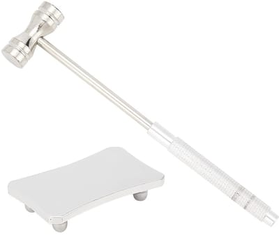 Dailygoody - Mini-roestvrijstalen hamer - Sieraden maken - Ergonomisch - Zilver - Fijn vormen van metaal - Perfect voor hobbyisten - Ideaal voor