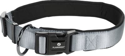 Flamingo Abbi - Halsband Honden - Halsband Abbi Grijs Xxl 60-65cm 32mm - 1st - 133261 - 1st
