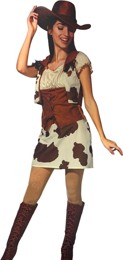 Cowgirl Outfit Dames - 3-delig - Maat S – Carnavalskleding
