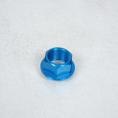 Écrou bras oscillant bleu M18 pas 150 Lightech pour moto Kawasaki 650 Er6-N 2006 à 2013 Neuf