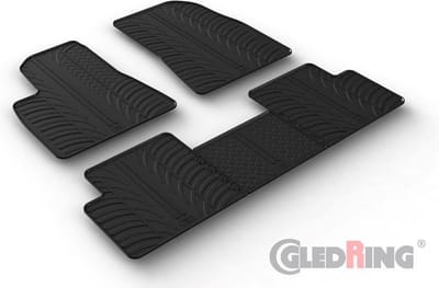 Gledring Rubbermatten passend voor Tesla Model 3 2017- (T profiel 5-delig)