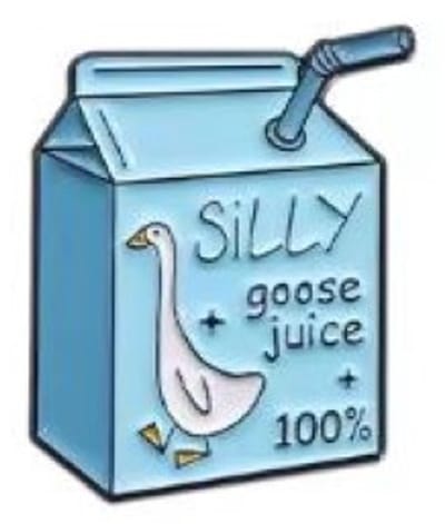 Pin Broche - enamel pin - kledingspeld - Goose juice gans