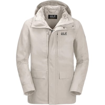 Jack Wolfskin West Coast 2l Jkt W 1110811-5062, Mannen, Wit, Jasje, maat: S