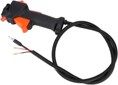 Handvat Schakelaar - Gaspedaal Kabel - Bosmaaier Bediening - Universele Controle Hendel - 214 Gram Gewicht - Zwart