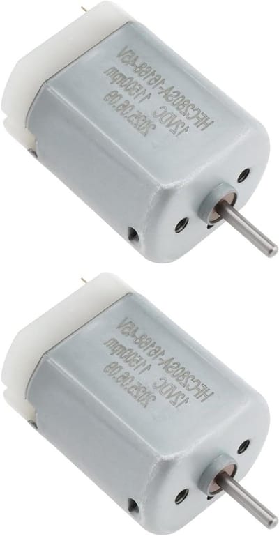 RC Auto Motor - Hobby Motor DC - Modelbouw Projecten - Compact Ontwerp - 2 Stuks - Zilver